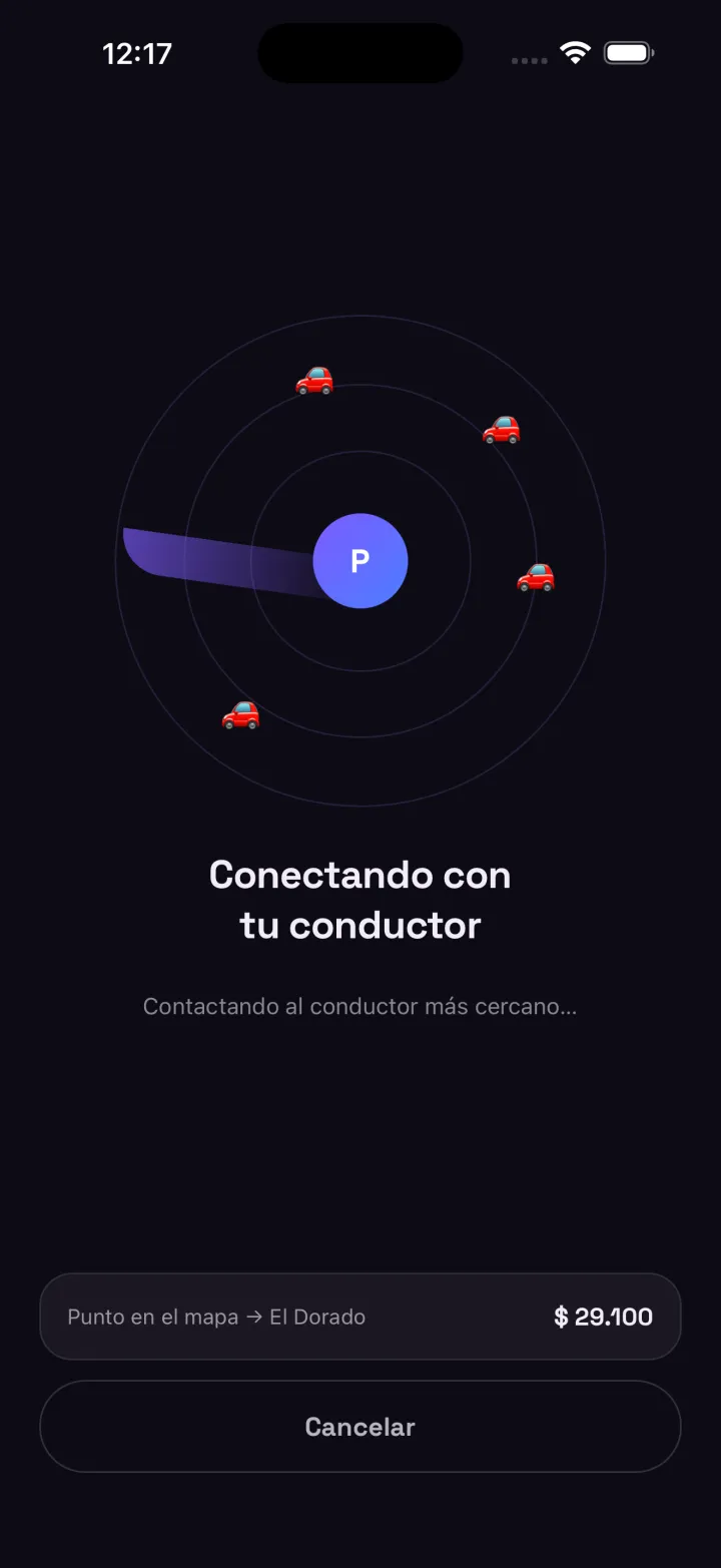 Conectando con tu conductor más cercano