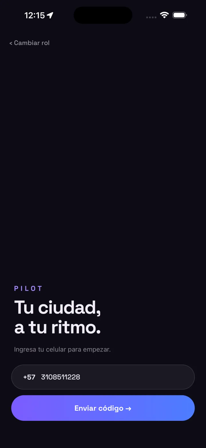 Ingresa con tu número de celular