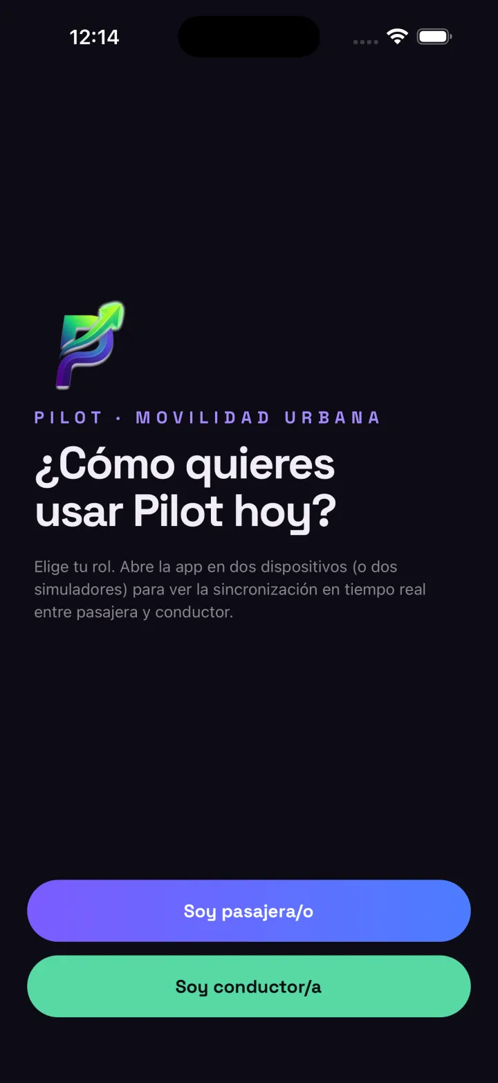 Elige tu rol: pasajera/o o conductor/a